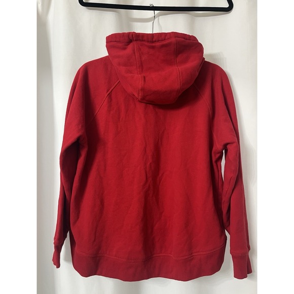 TOMMY HILFIGER SIZE YOUTH LARGE FULL ZIP TERRY HOODIE RED FULL ZIP‎ HOODIE E51 - Picture 4 of 4